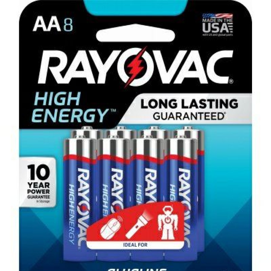 Electrical *  | Rayovac Discount High Energy Aa (Double A) Alkaline Batteries, 8 Pack