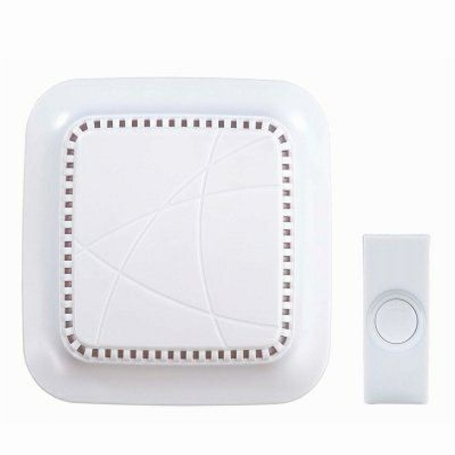 Electrical *  | The Varied Pattern Wireless Door Chime Kit, White