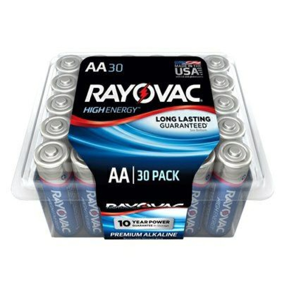 Electrical *  | High Energy Aa (Double A) Alkaline Batteries, 30 Pack Premium Product Rayovac