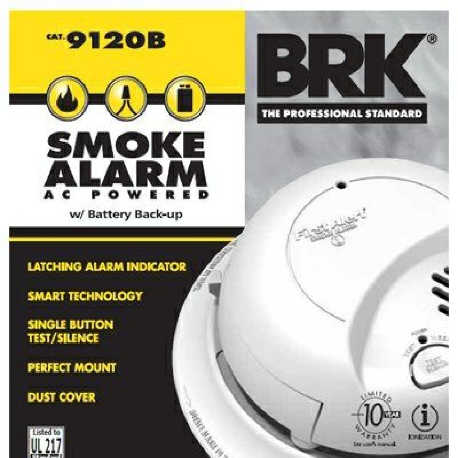 Electrical *  | Brk Glamor Model Smoke Alarm, Hardwired W/Battery Backup, Interconnected 6-Pack