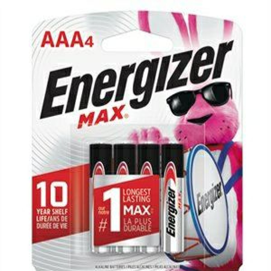 Electrical *  | Energizer At Low Price Max Aaa (Triple A) Alkaline Batteries, 4 Pack