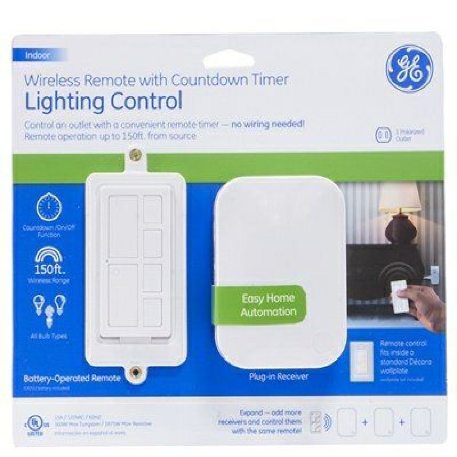 Electrical *  | Ge 100% Guarantee Wireless Remote Lighting Control With Countdown Timer