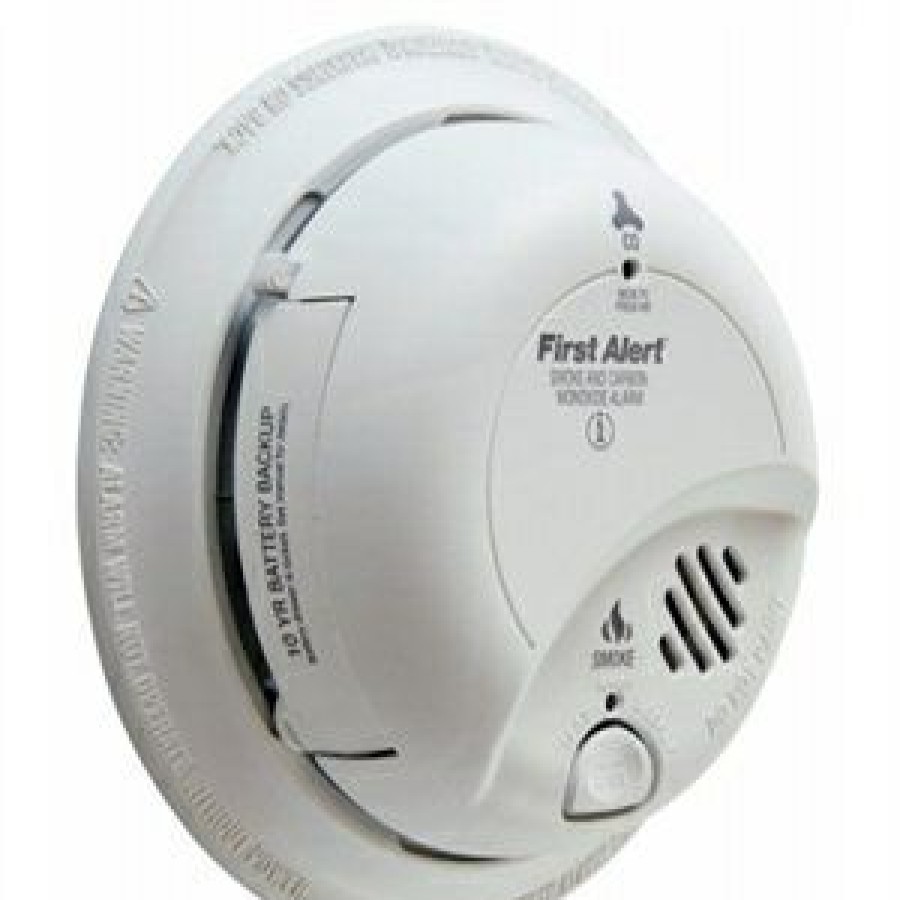 Electrical *  | First Alert The Varied Pattern Smoke & Carbon Monoxide Alarm, Hardwired W/10-Year Battery Backup