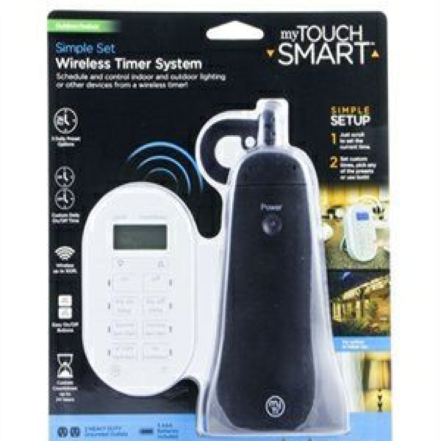 Electrical *  | My Touchsmart Opening Sales Wireless Timer System, Indoor/Outdoor, 2-Outlet