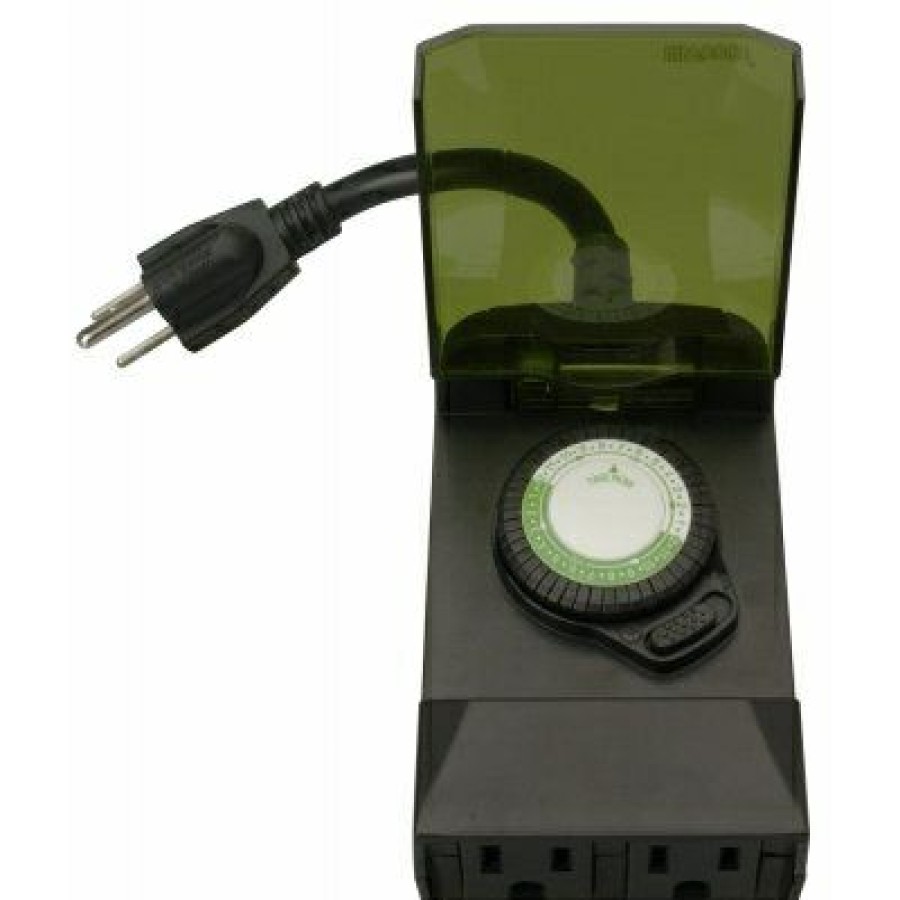 Electrical *  | Woods Unique Style Outdoor Timer, 24-Hour Mechanical Programming, 2-Outlets