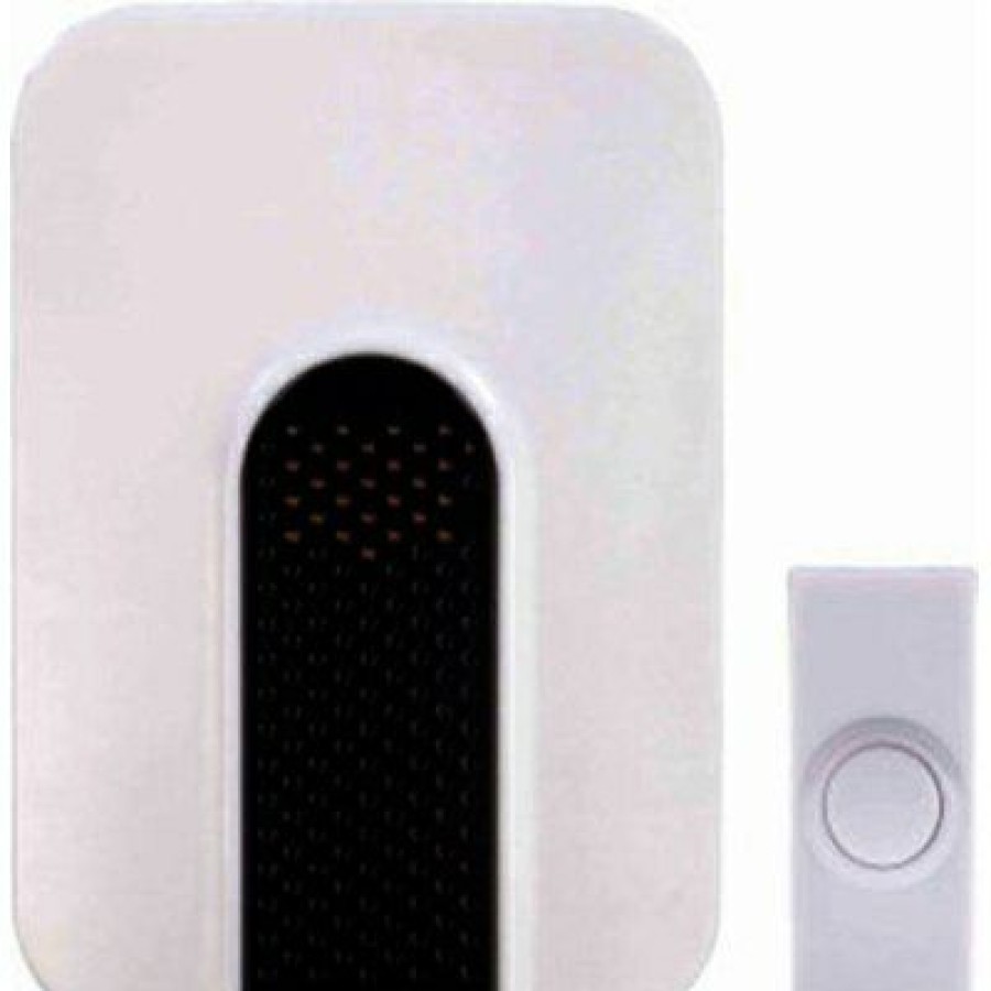 Electrical *  | Wireless Doorbell Kit, Plug-In, White/Black Exactly Discount Heath