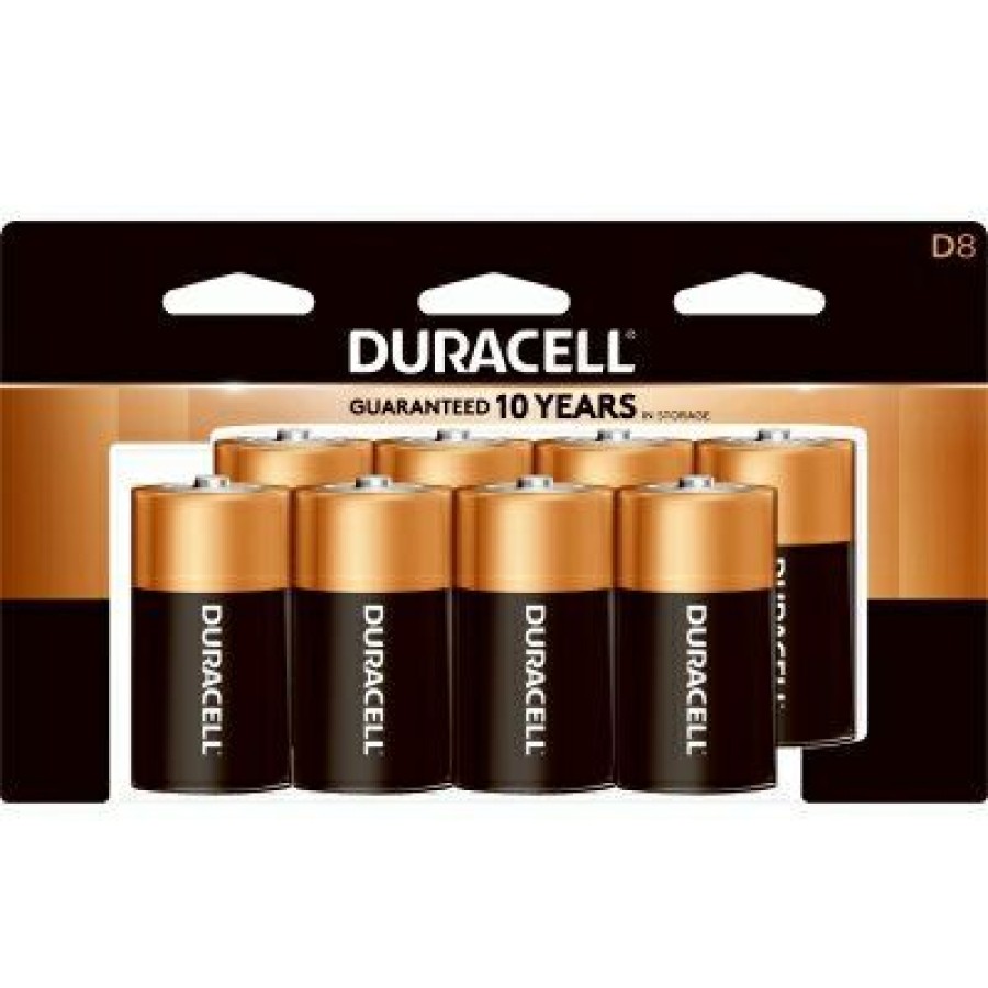 Electrical *  | Alkaline Batteries, D, 8-Pk. The Best Choice Duracell