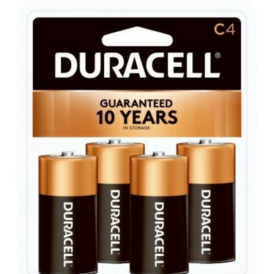 Electrical *  | Alkaline Batteries, C, 4-Pk. Premium Product Duracell