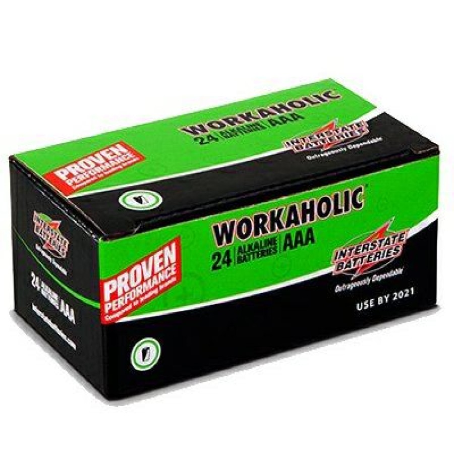 Electrical *  | Interstate High Quality Workaholic Alkaline Battery, Aaa, 24-Pk.