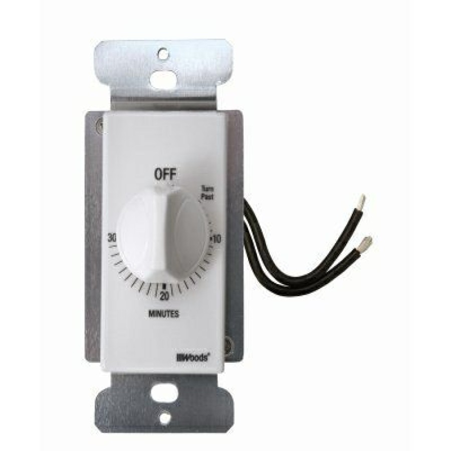 Electrical *  | Woods Delicate Design In-Wall 30-Minute Switch Timer, White