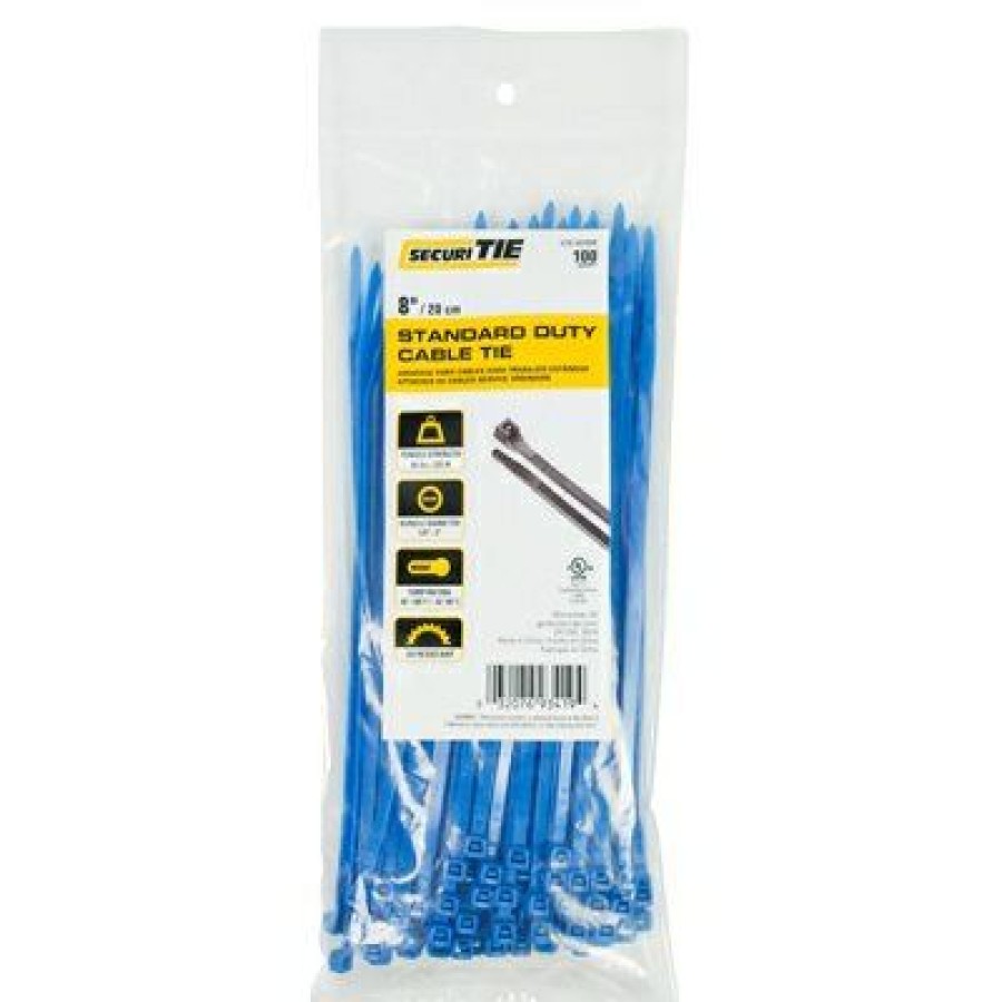 Electrical *  | Standard Duty Cable Tie, Blue, 8-In., 100-Pk. Best Price Guaranteed Gardner Bender